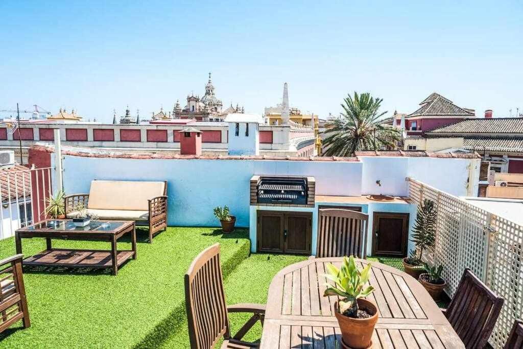Atico Con Piscina Junto Catedral De Sevilla Exteriér fotografie